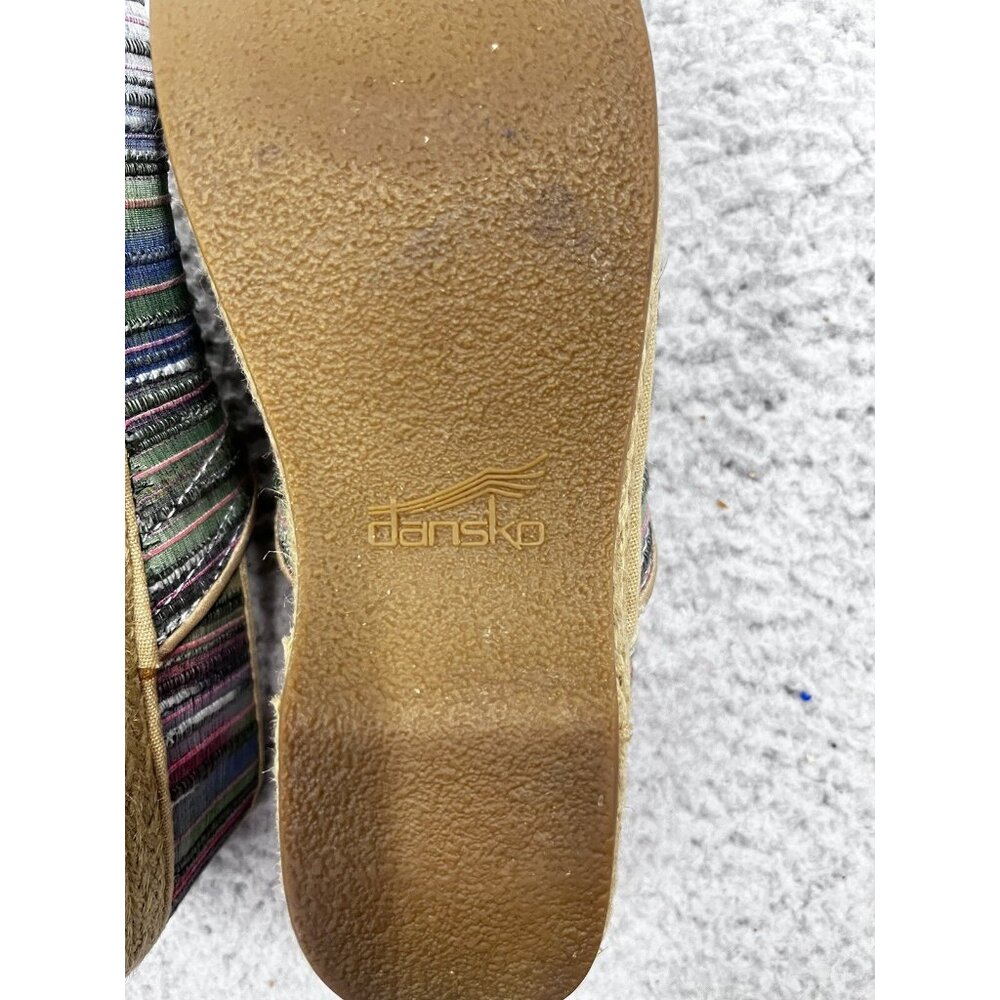 Dansko Multicolor Striped Mules - Picture 12 of 14